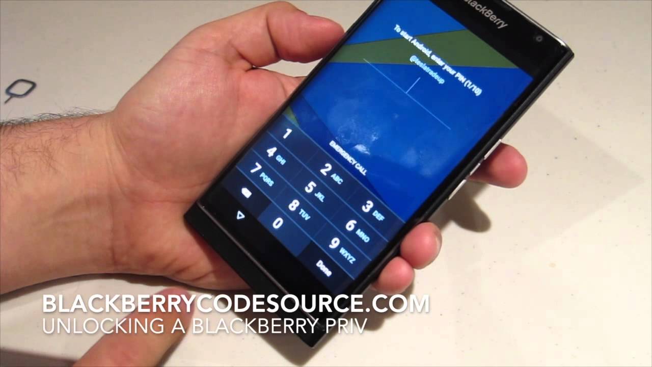 Blackberry priv unlock code for free trial